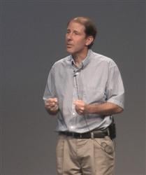 Dave Timmerman giving sermon