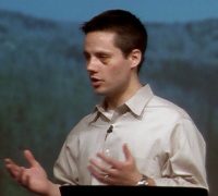 Pastor Dan giving the sermon on Jan 17, 2009